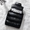 Men's Jacket Casual Vest Winter Windproof Jacket Men's Zipper Down Vest Winter