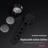 Aluminum Alloy Bike Helmet Light: LED Front and Tail Warning for Night Riding