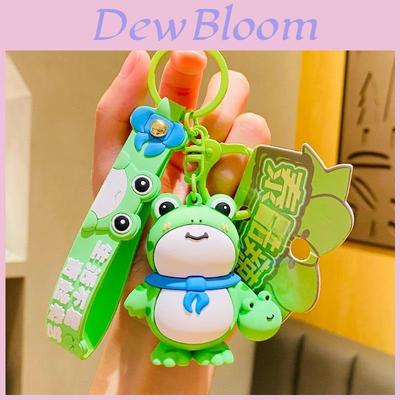 Niedlicher Cartoon Frosch Schlüsselanhänger Pvc Material Perfekt für Rucksäcke und Schlüsselanhänger