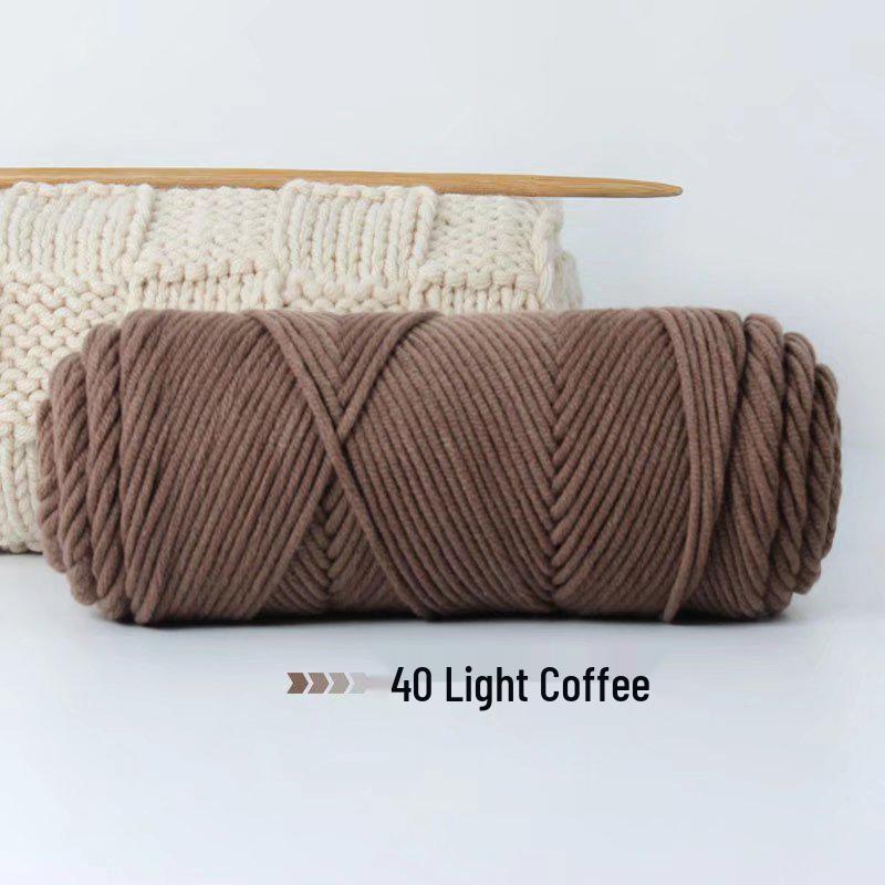 8-Strand Lover's Cotton Wool Yarn for Handmade Knitting: Soft DIY Scarf or Hat Acrylic Yarn