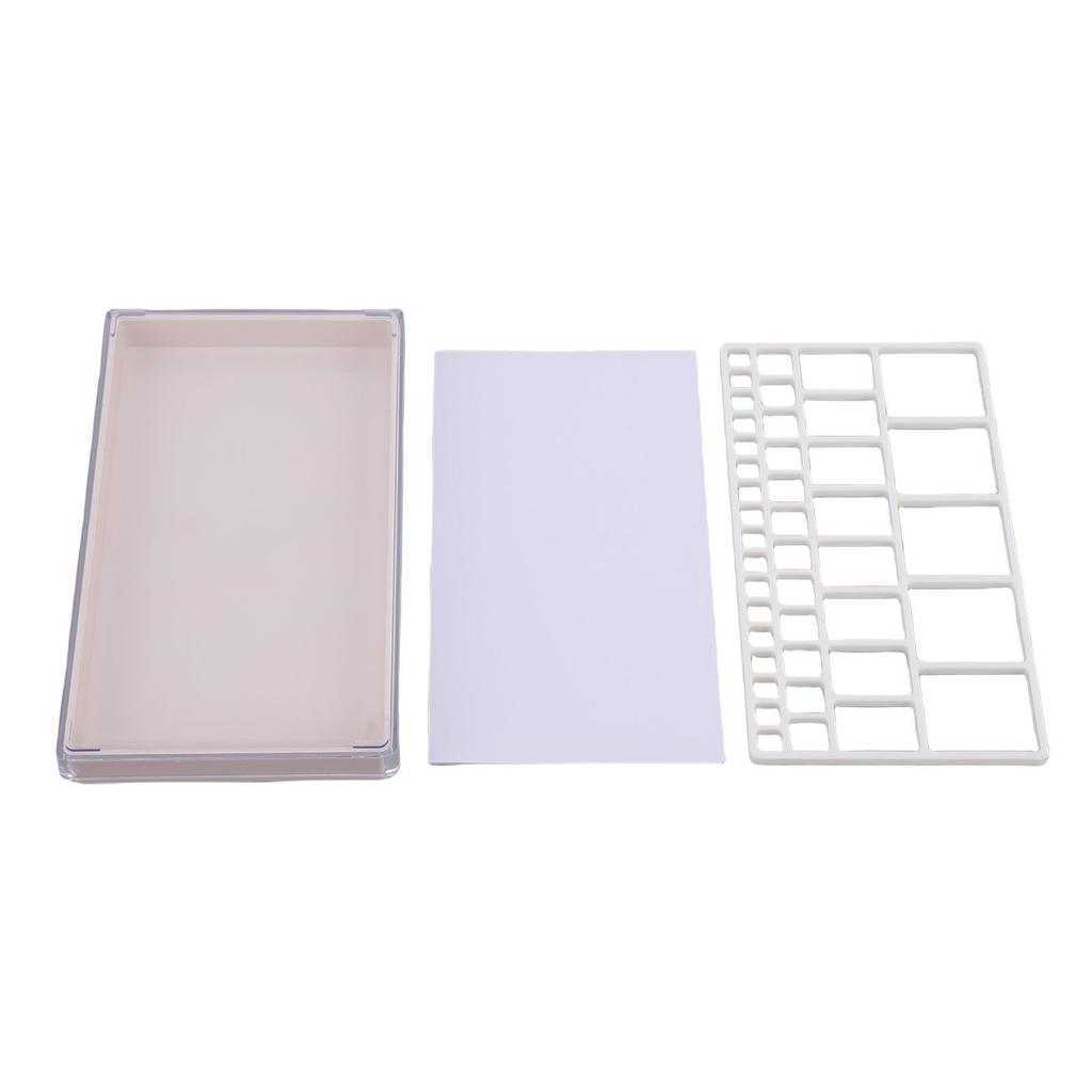 Watch Parts Storage Box Plastic Watch Parts Organizer Case with Removable Compartments for Watchmakers Jewelry Screws