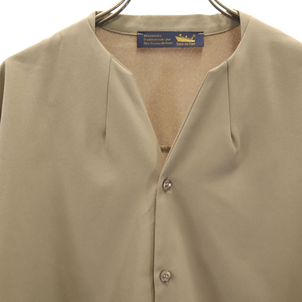 Topp bunn Kort ermet Skipper Farge skjorte L Brun Herre Brukt