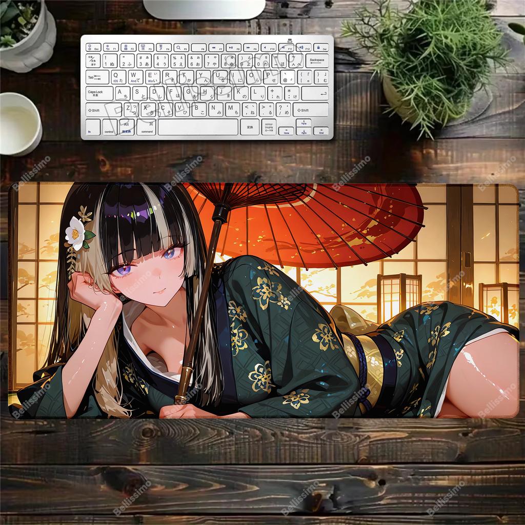 Anime Girl Desk Mat Juufuutei Raden Mouse Pad PC Cabinet Pad E-Sports Carpet Rug Gaming Accessories Gamer XXL Keyboard Tablemat