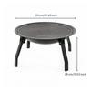 Folding Fire Bowl Foldable Outdoor Fireplace Compact for Campers