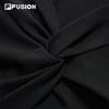 FILA FUSION Women's Irregular Knit T-Shirt Dress