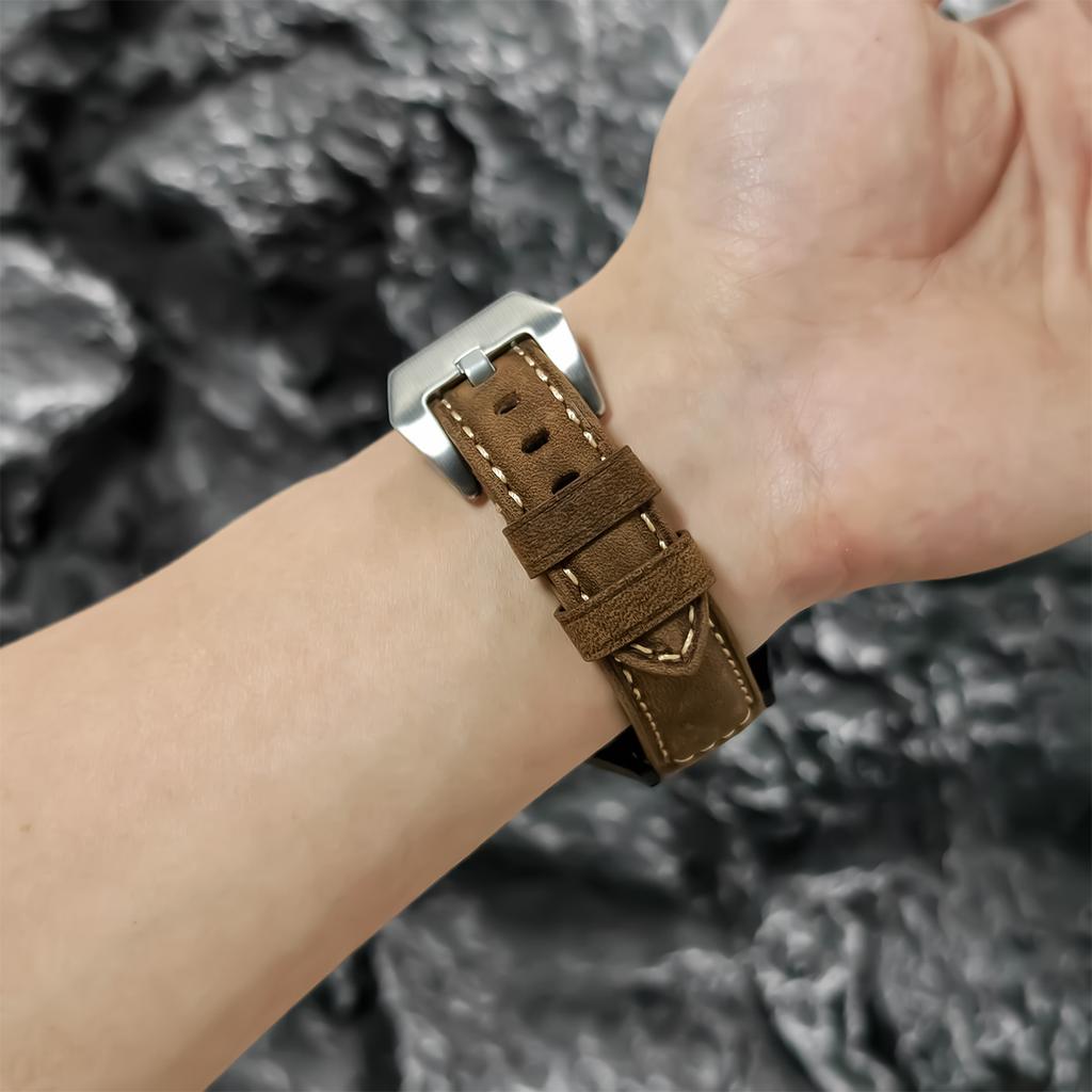 Quickfit 26mm 22mm Strap for Garmin Epix Pro 51mm 47mm Tactix 8 7 Pro Fenix 8 7 7X Enduro3 Genuine Leather Watchband Accessories