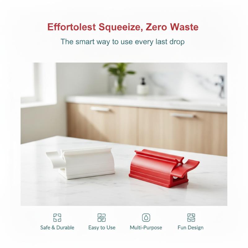 Manual Plastic Toothpaste Squeezer Waste Saving Easy Operation For Home Bath Use