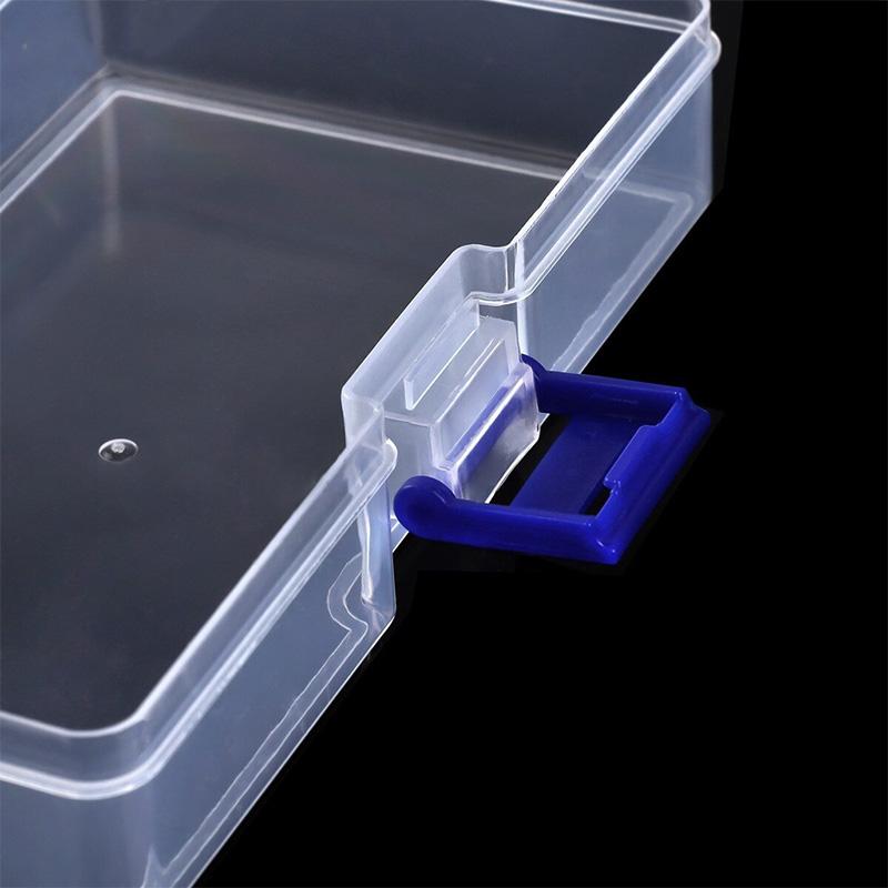 1Pc Square Translucent Box Durable Strong Storage Box Packing Plastic Boxes Waterproof Multifunctional Dustproof Storage Case
