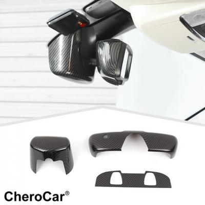 Interior Rearview Mirror Cover Shell Trim Decorative Kit For Dodge Durango 2014+
