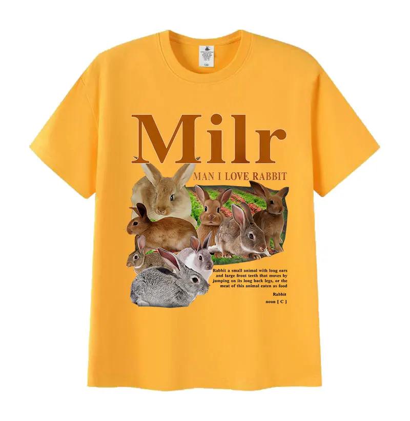 

Man I Love Funny Rabbit Meme Graphic T Shirt Men Women s Harajuku Vintage Fashion T-shirts Casual 100% Cotton Oversized T-shirt XXXL чорний