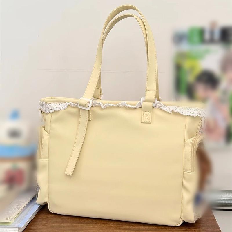 Baji Storage Bag Japanese Style Ita Bag Large Capacity Sweet Y2k Tote Bag Transparent Idol Anime Peripheral Display Package