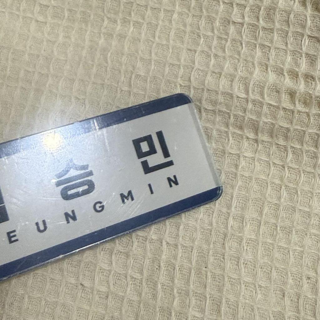 [UŻYWANY] Straykids Seungmin SKZOO PuppyM Identyfikator z imieniem