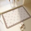 Simple Bathroom Diatom Mud Foot Mat Bathroom Door Mat Toilet Non-Slip Mat Toilet Absorbent Floor Mat