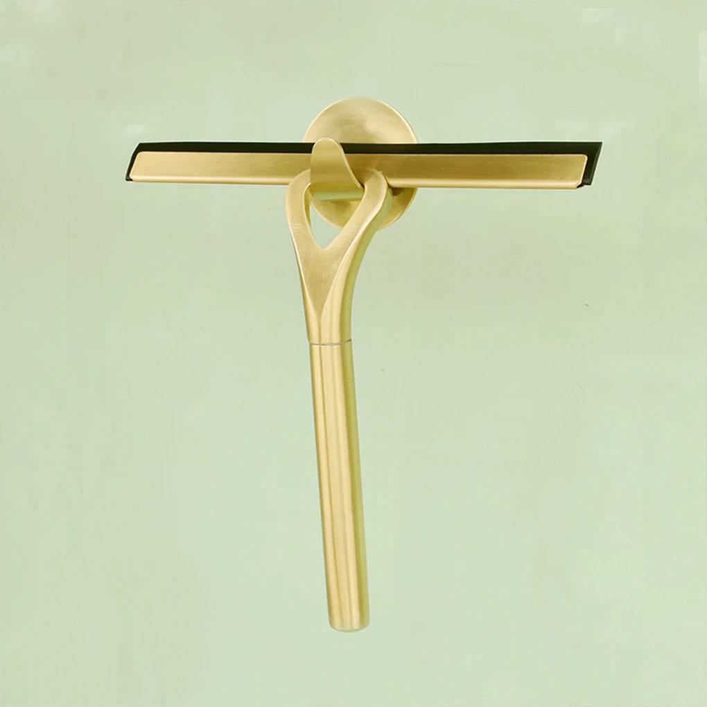 Gold Convenient And Practical Shower Squeegee For Effective Cleaning Sturdy And Durable Stainless