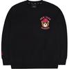 MLB Frowning Bear Collection Sweatshirt Unisex Black 3AMTEC624-1--