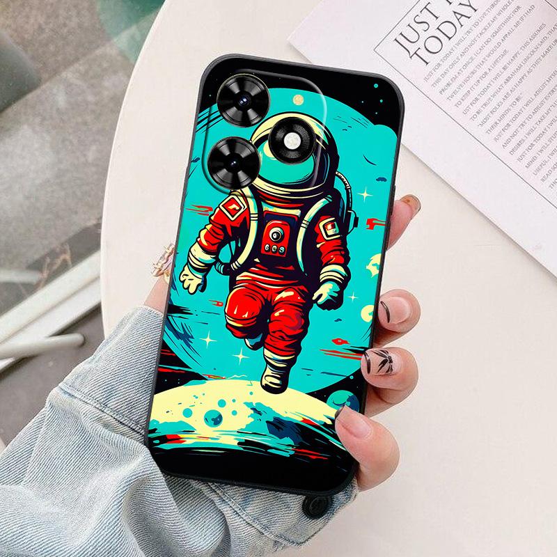 Pour Tecno Spark 10 Pro Coque de téléphone astronaute Silicone Protection appareil photo Housse arrière Pour Tecno Spark10 5G 10Pro 4G Funda Coque
