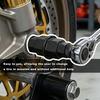 Hex Axle Tool for Motorcycle Front Axle Wheel, 17/19/22/24mm Hex Axles Adapter Spindle Driver Socket, 3/8" Square Drive Front Wheel Axles Tool for