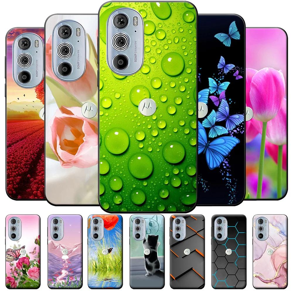 For Moto Edge 30 Pro Case Cover Edge30 Matte Silicone Case for Motorola Moto Edge 30 30Pro Fashion TPU Protective Back Cover