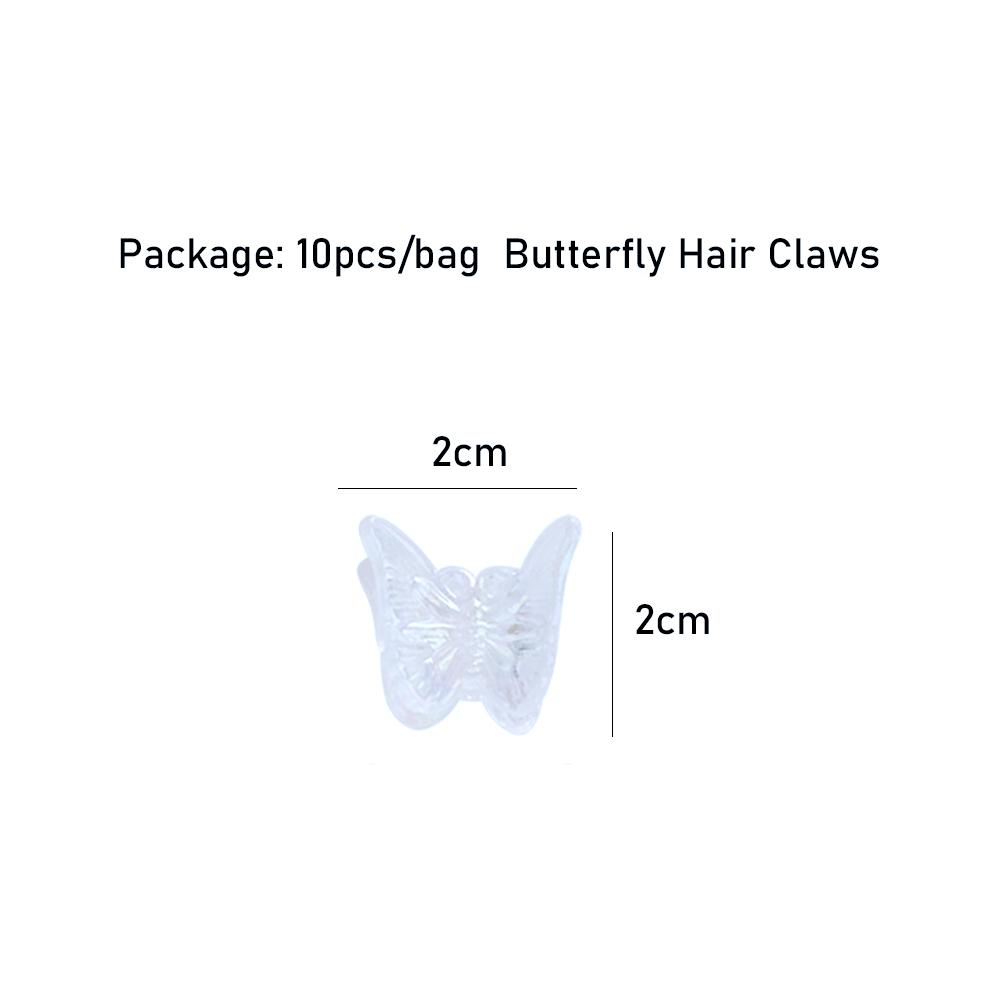 Temperament Women Hair Accessories Transparent Hair Claw Korean Style Hair Clip Small Side Clip
