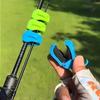 4 pezzi Porta canne da pesca Organizzatore Heavy-Duty per riporre le canne con impugnatura sicura Portatile per la pesca in spiaggia, al lago e in barca