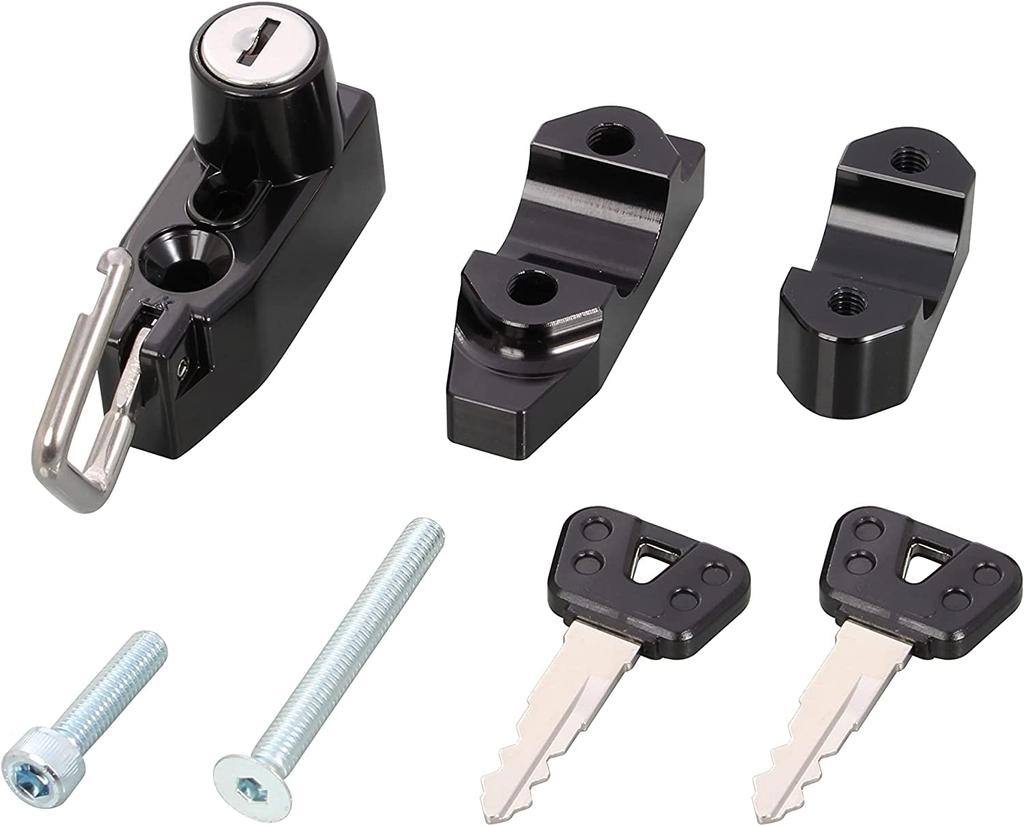 KITACO Helmet Holder Bar Clamp Type (Black/Black) 22.2 80-564-90250