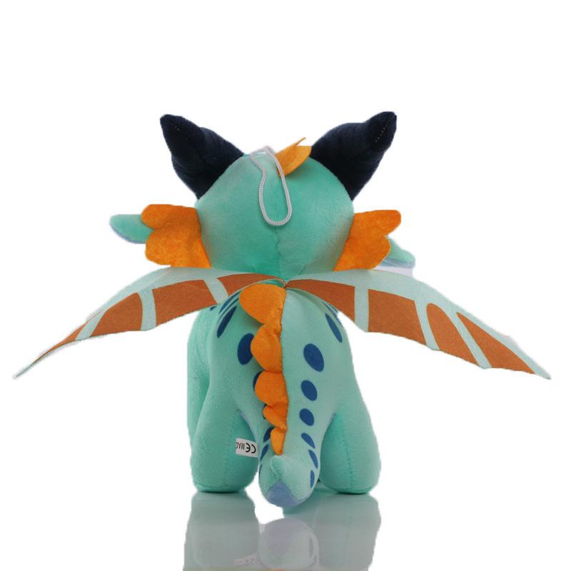 Kawaii Fire Wing Plush Toy Dragon Plush Animal Doll Cute Companion Sofa Ornament Gift for Children Birthday Party