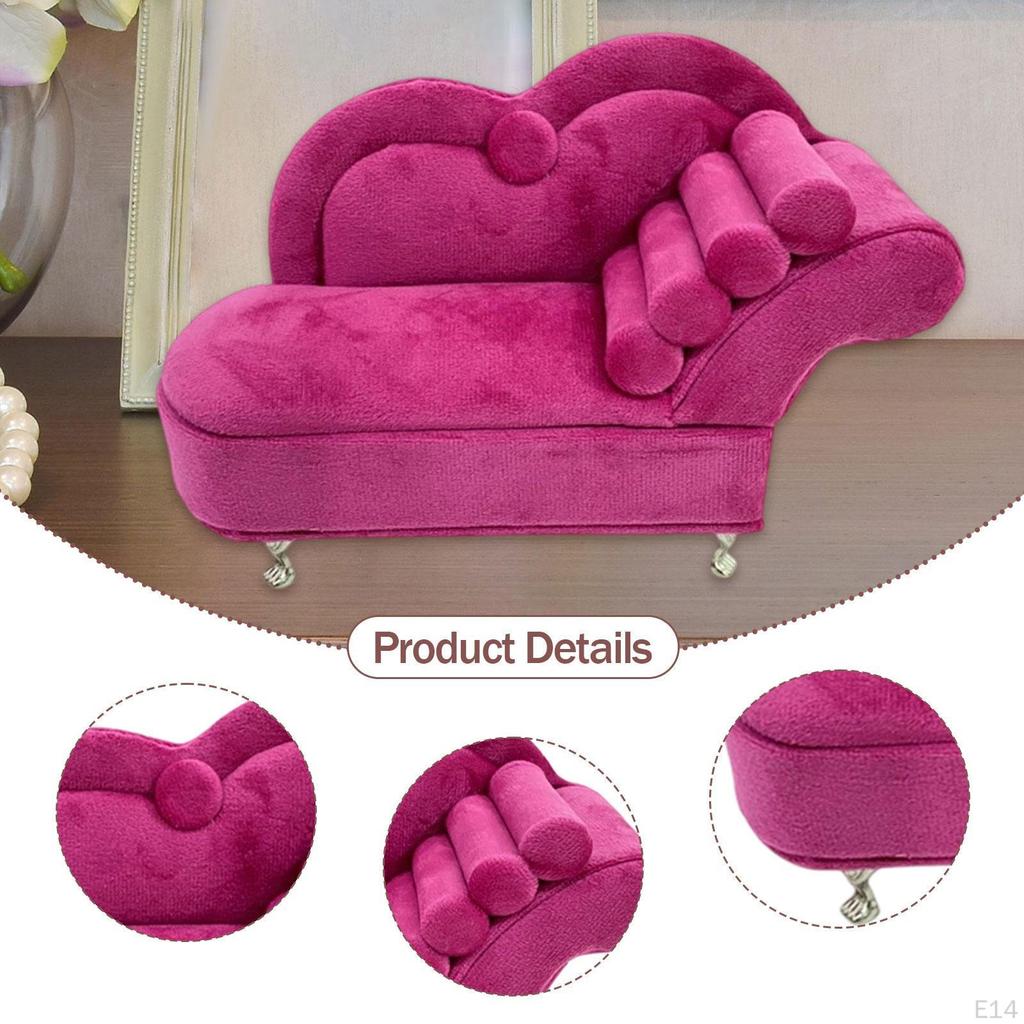 Decorative Jewelry Box for Sofa, Trinket Box, Organizer, Display Case Brooches,
