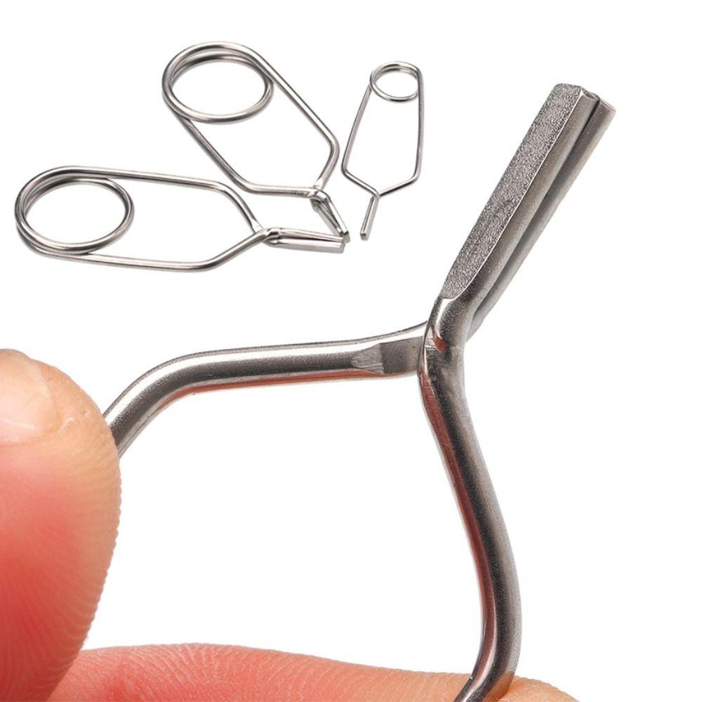 Stainless Steel Fly Tying Tool Lures Creation Feather Wrapping Tool Portable Lure Making Clips