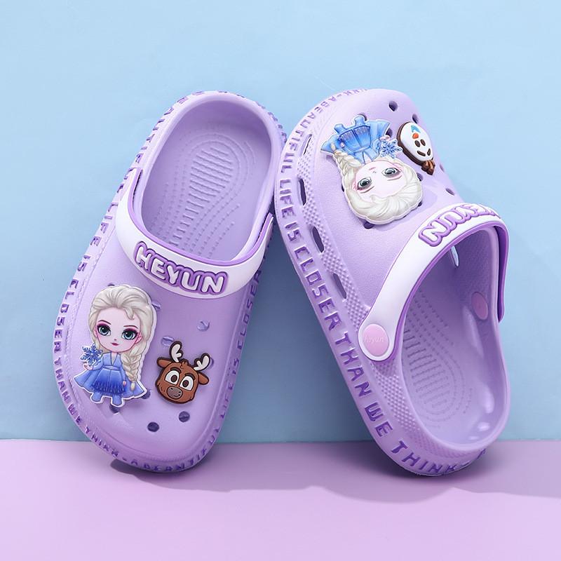 Comfortable Eva Summer Princess Hole Shoes For Girls Available In Multiple Colors And Sizes