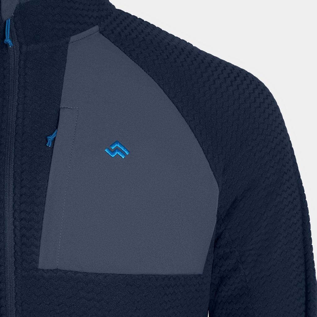 Alpinus Ruen Men' Fleece Sweatshirt Navy Blue Qn35454 Size