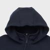 Emporio Armani Ss24 Logo Pattern Embroidered Hooded Long Sleeve Sweatshirt Men Sweatshirt Navy 3D1MDW-1JWPZ-0950