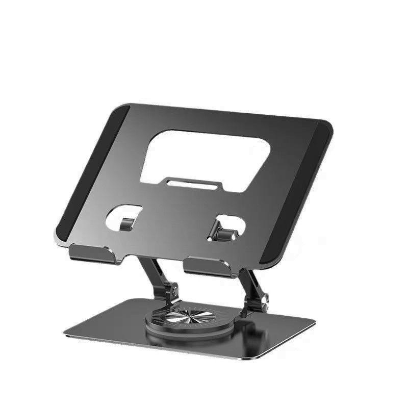 360° Rotating Foldable Metal Tablet & Phone Stand with Heat Dissipation