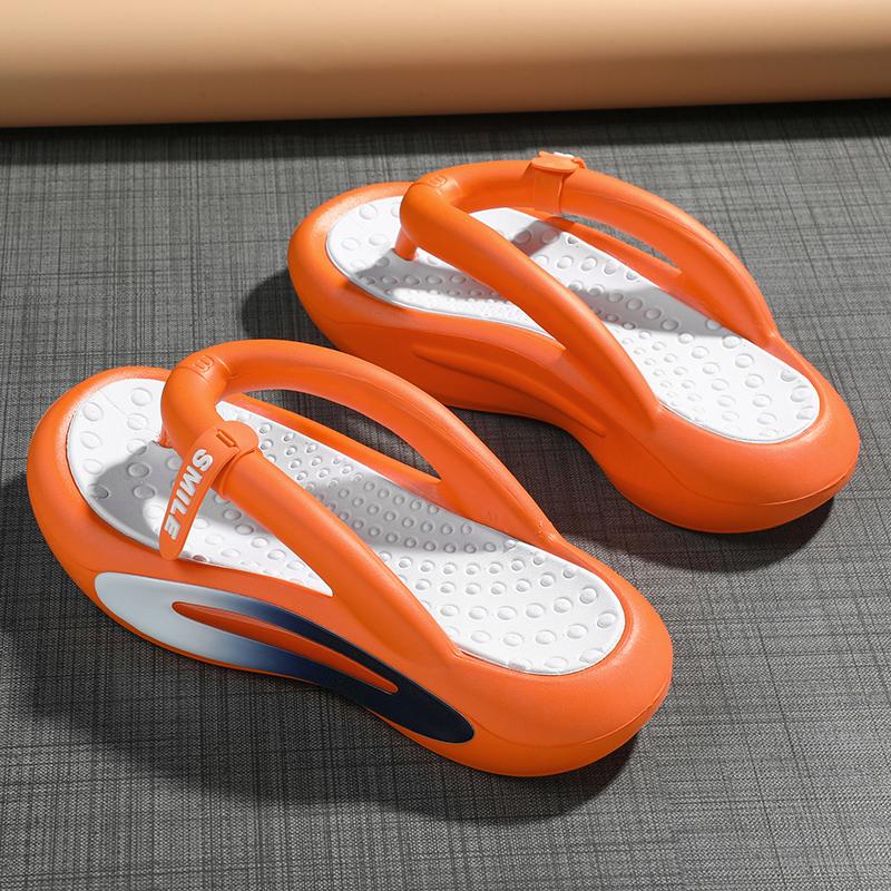 MCTIN Unisex Flip Flop Summer Beach Shoes Non Slip Platform Slippers for Women 5cm Soft Thick Sole Man's EVA Slipper