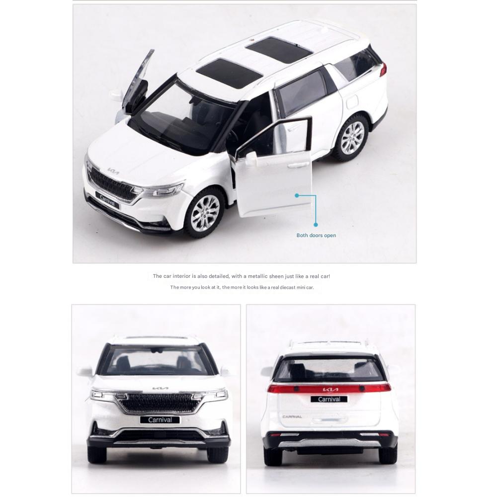 Kia 2022 Carnival Serie di Mini Auto in Metallo pressofuso (Opzione 2 Colori), 1 pezzo