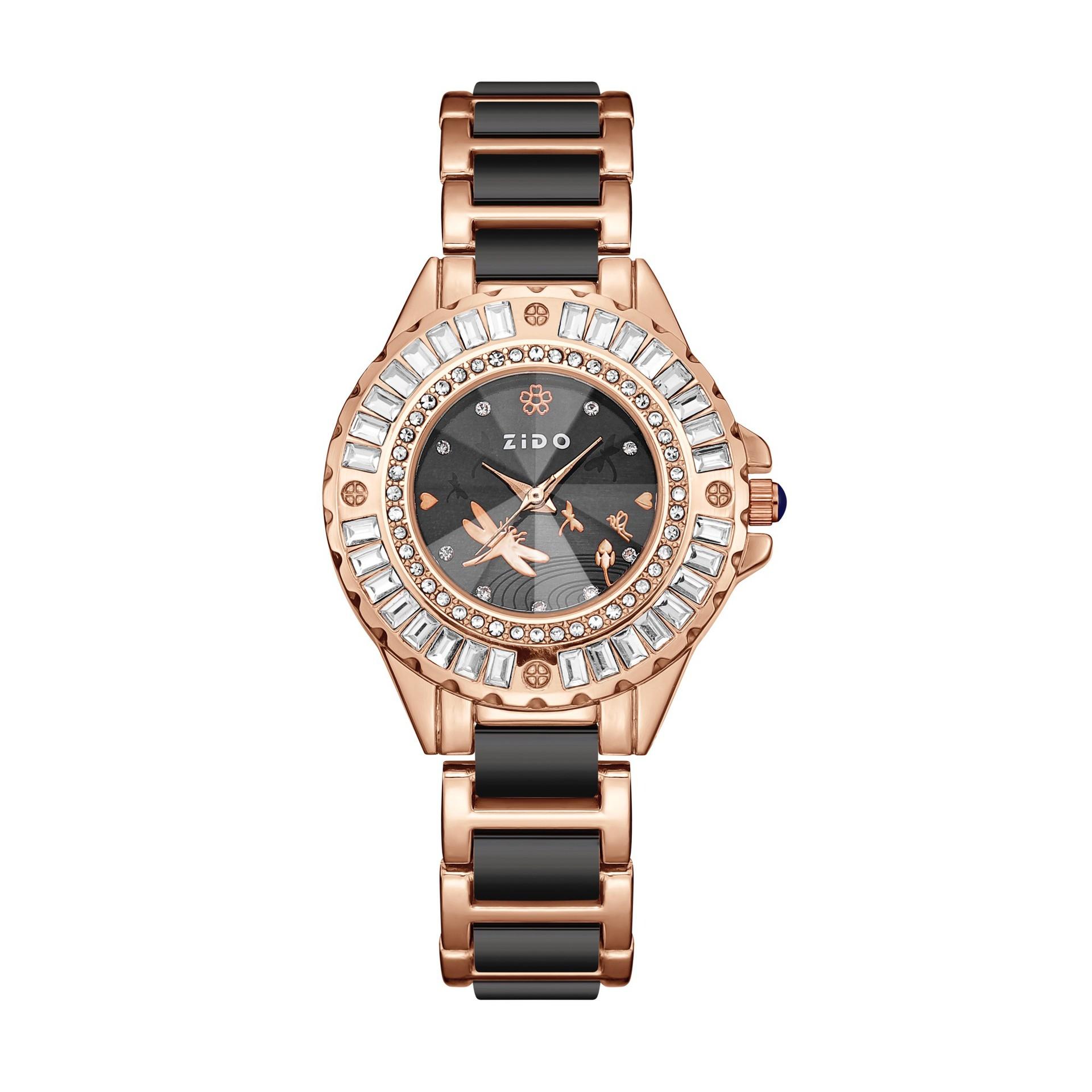 

Women Rhinestone Quartz Watch Female Minimalist Wristwatches
