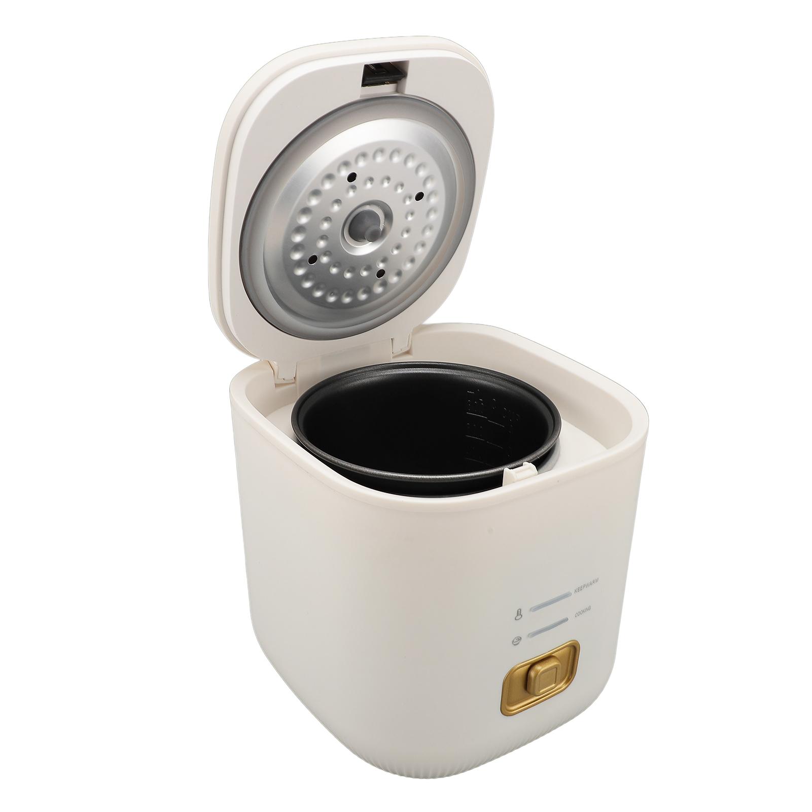 

Rice Cooker One Button 1.2L Portable Rice Cooker With Keep Warm Function Anti Stick Pot for 1 to 2 People Use
