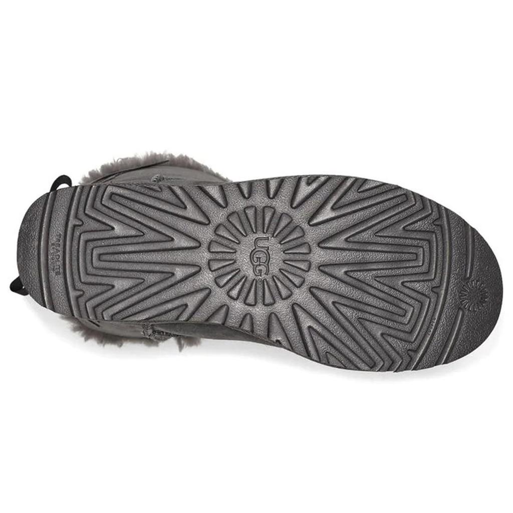 (WMNS) UGG Short Bow Stiefel Fleece Lined Gray Women's 1110706-CHRC