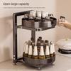 360-Degree Rotating Carbon Steel Kitchen Spice Rack