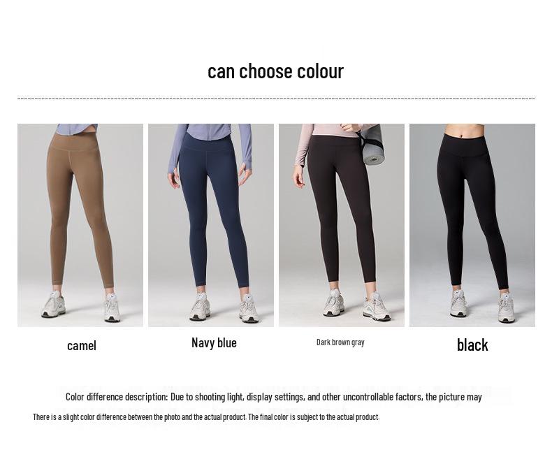 Women's Fleece-Lined High-Waist Yoga Pants - Warm, Soft, Hip-Lifting Fitness Leggings for Autumn/Winter.