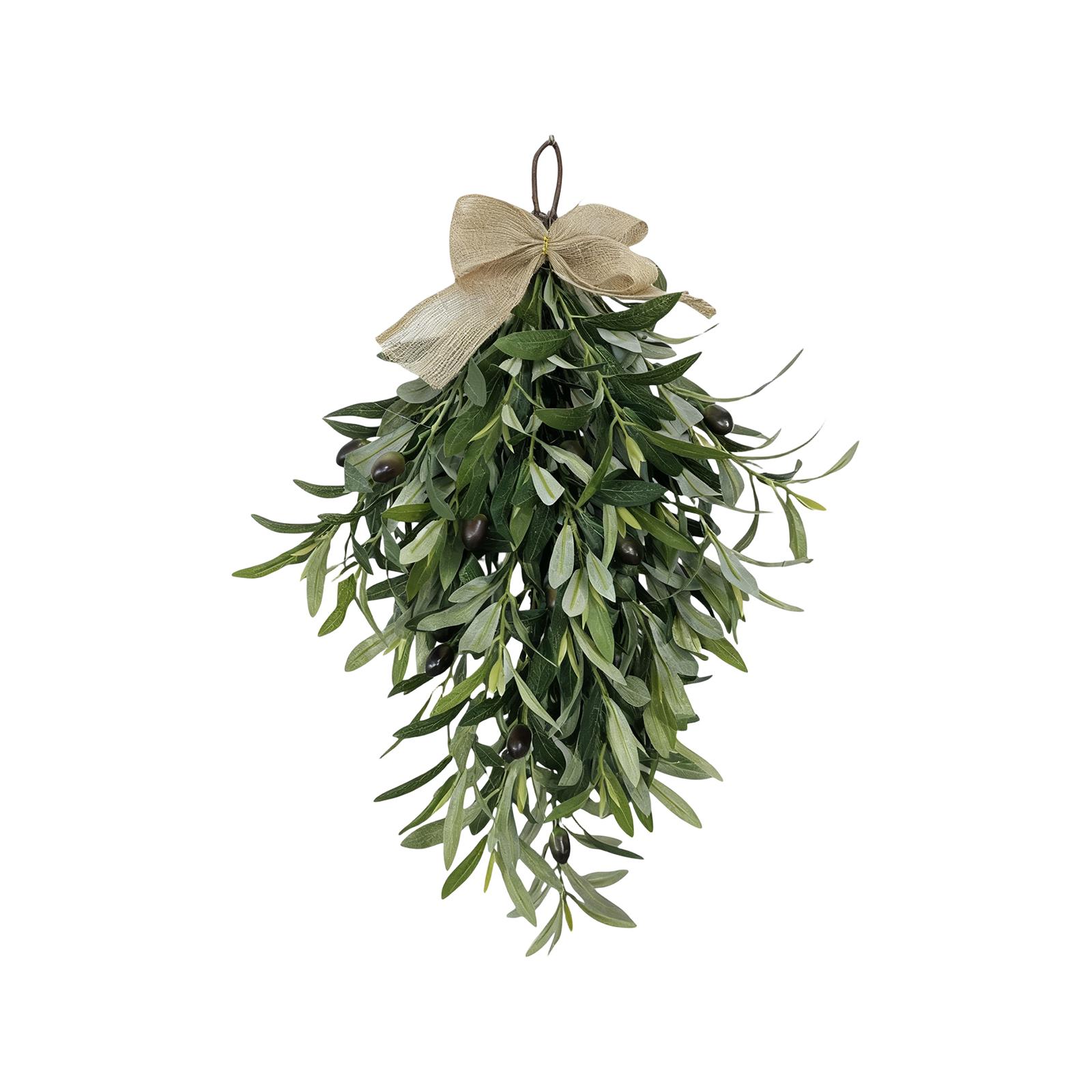 

60cm Simulated Olive Upside-Down Home Decor Front Door Hanging Indoor Wall Hanging One Size