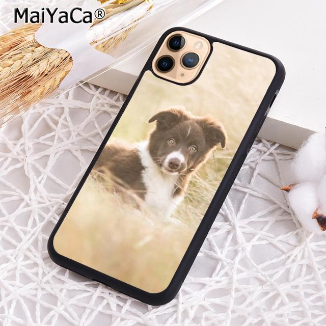 Beautiful Fun Border Collie Dog Puppies Phone Case For iPhone 17 Air 16 15 14 plus 12 13 pro max coque
