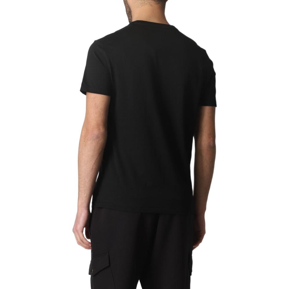 Polo Ralph Lauren SS22 Egyszínű Egyszerű Rövid Ujjú Férfi Felső Fekete 710839046-001