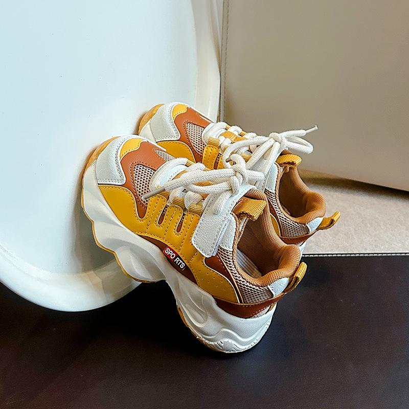 Jentesko Vår og Høst Nye CuHK Barnesko Sklisikre Brødsko Barnas Fritidssko Lette Sportssko for Gutter