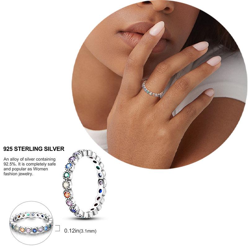 copper Women Rings Crown Heart Zircon Fashion Authentic Finger Ring Anniversary Engagement Wedding Luxury Jewellery