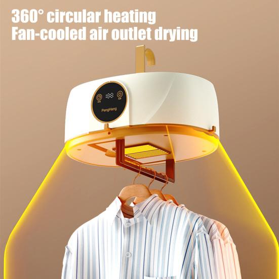 Portable Clothes Dryer Automatic Ironing Machine Rapid Drying Smoother Effect Wireless Vertical Steam Iron with Remote Control
