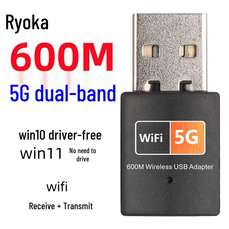 Treiberfreier Dualband-5G-USB-WLAN-Adapter für Desktop und Laptop