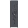 Umbrella Stand Anthracite 15.5 x 15.5 x 49 cm Metal