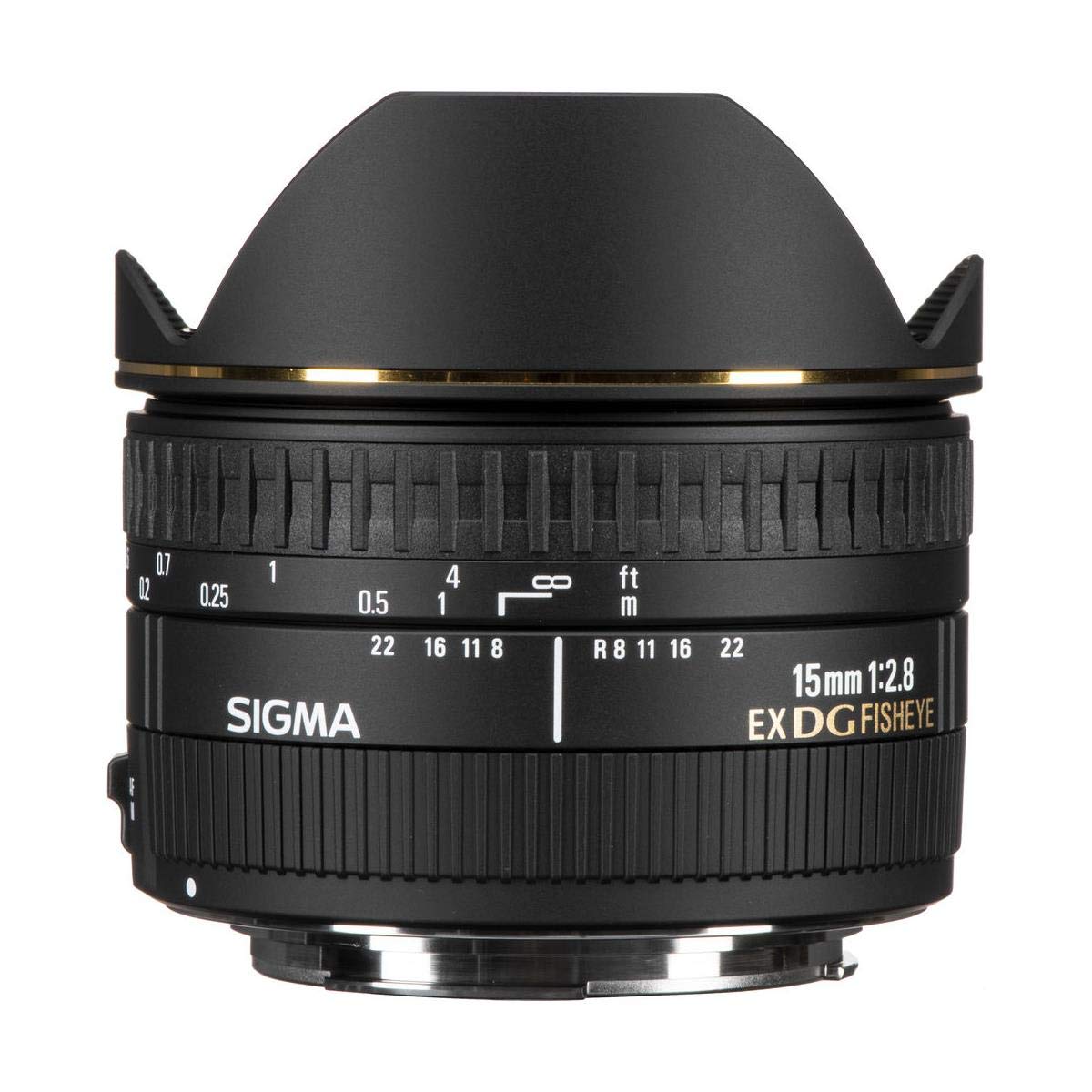 

Sigma Single Focus Fisheye Lens 15mm EX DG DIAGONAL FISHEY для Canon Diagonal Fisheye Full Size Compatible 476403 F2.8