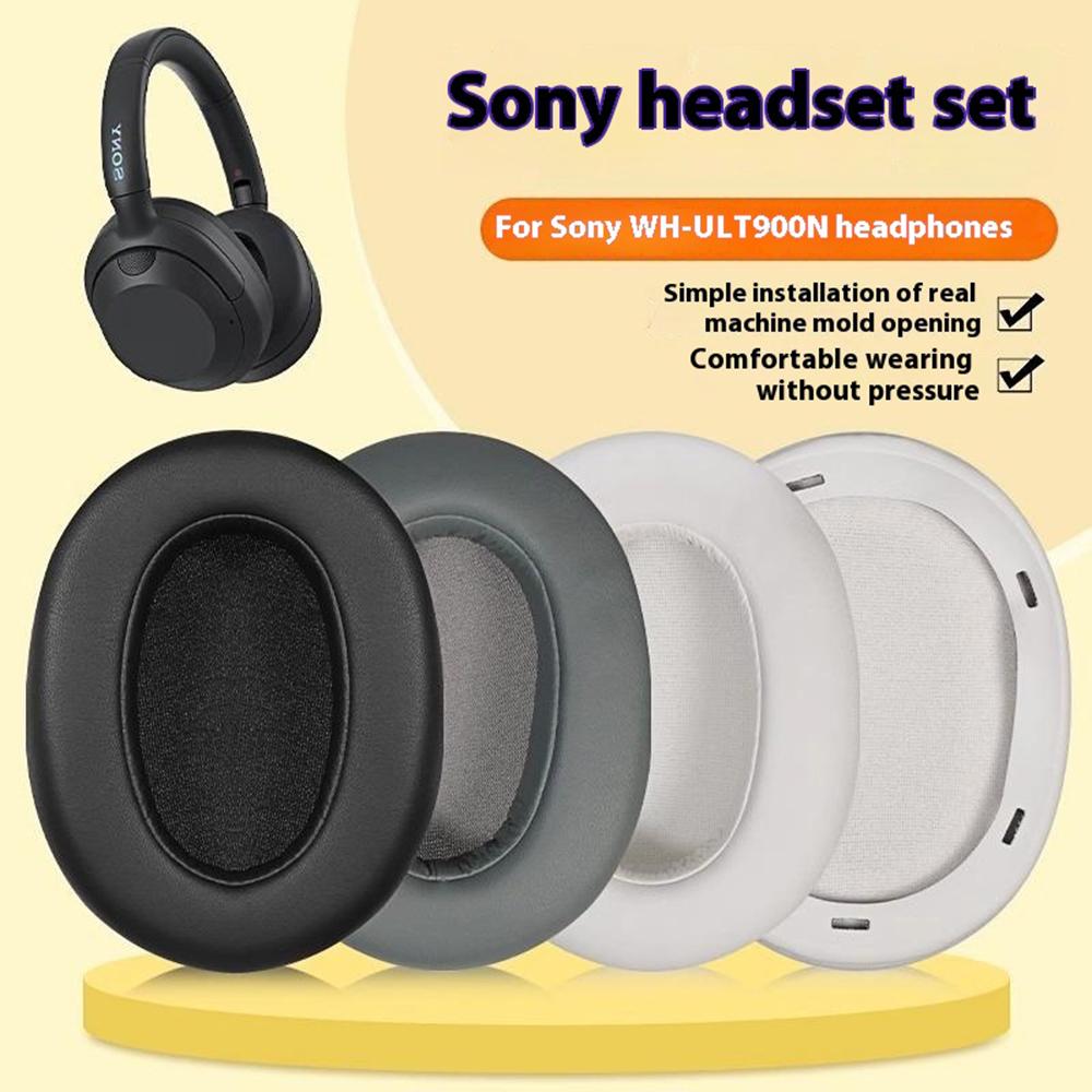 1 Pair For Sony WH-ULT900N/ULT WEAR Replacement Earpads Wireless Headphones Protein Leather Ear Cushions