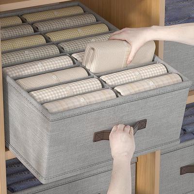 Wardrobe Storage Box Clothes Closet Organizer Drawer Underwear Ties T-Shirt Socks Organizer Box Clothes Organizer Boxes